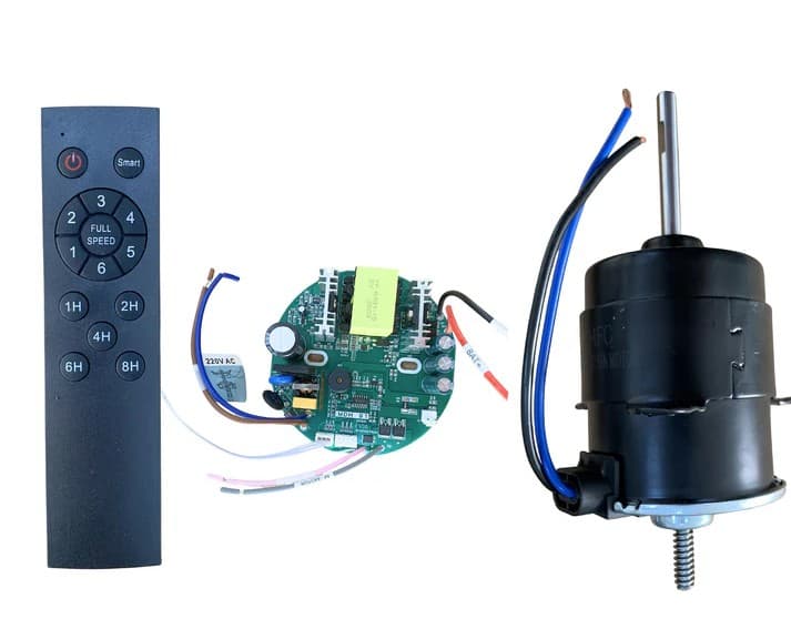 DC Blower Motor Kit 1450RPM with Smart Remote Control & Driver Board